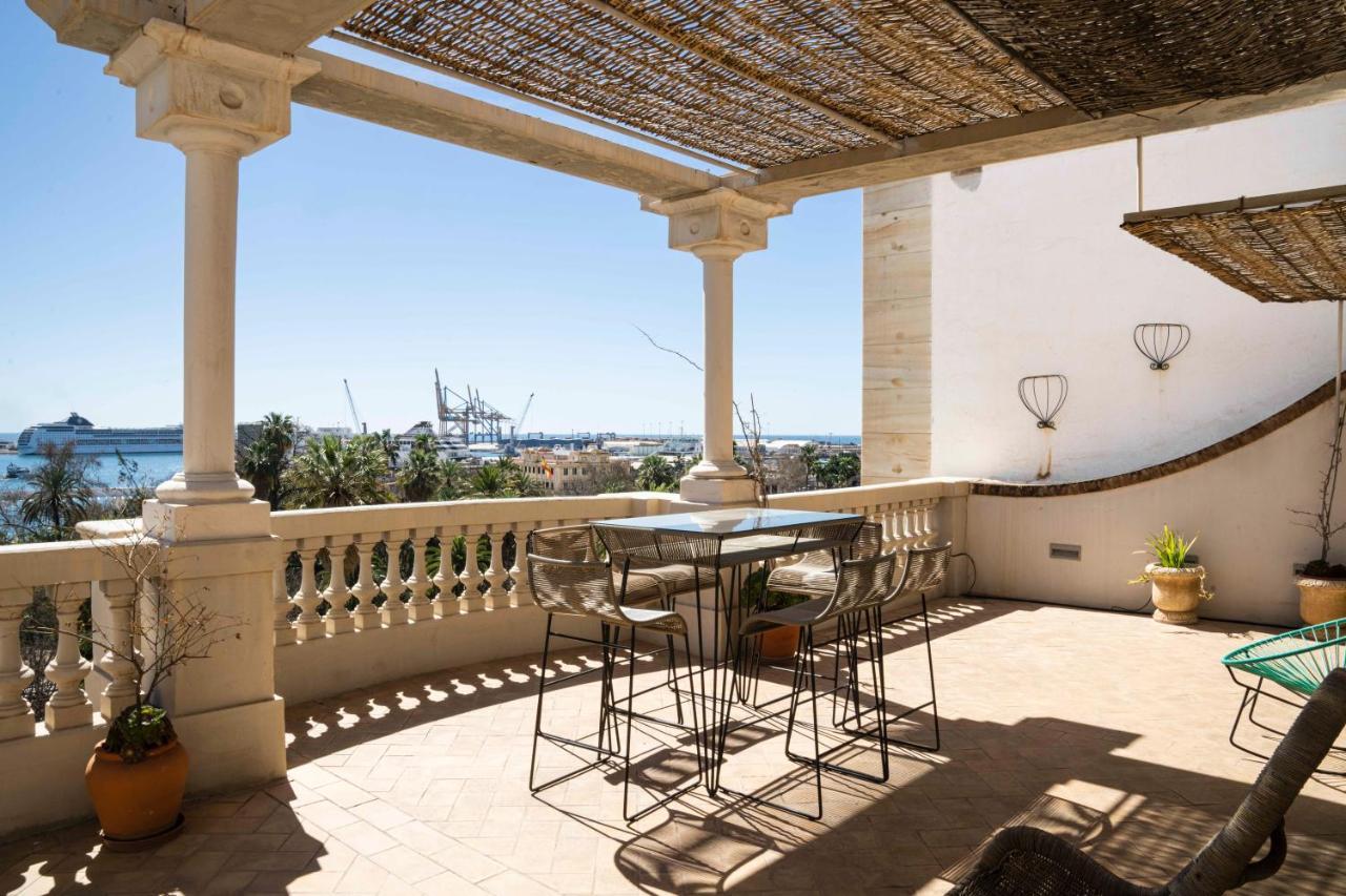 マラガCasa Porto Sea Viewアパートメント エクステリア 写真