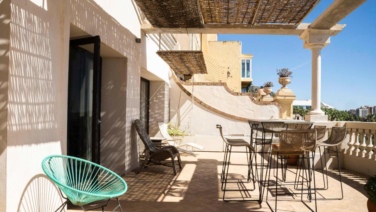 マラガCasa Porto Sea Viewアパートメント エクステリア 写真