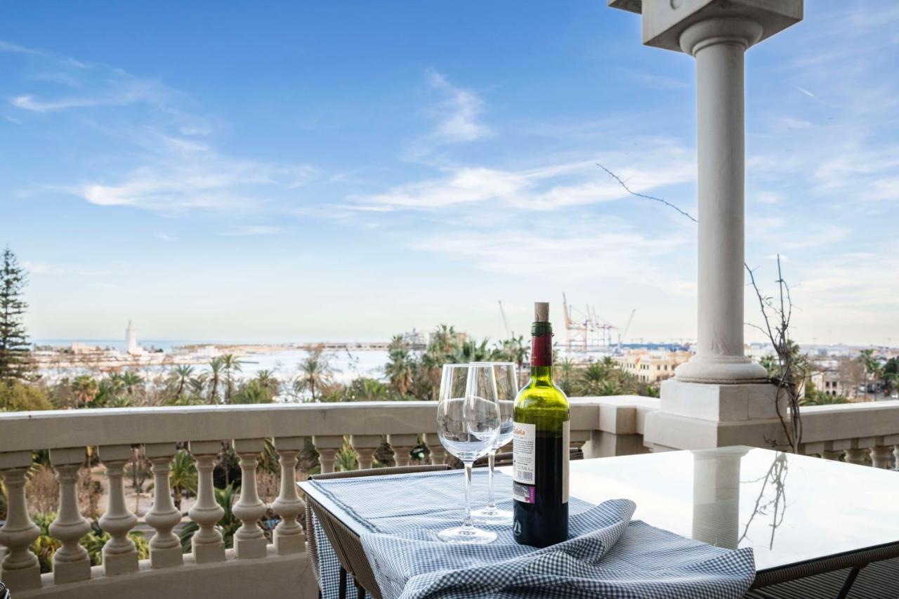 マラガCasa Porto Sea Viewアパートメント エクステリア 写真